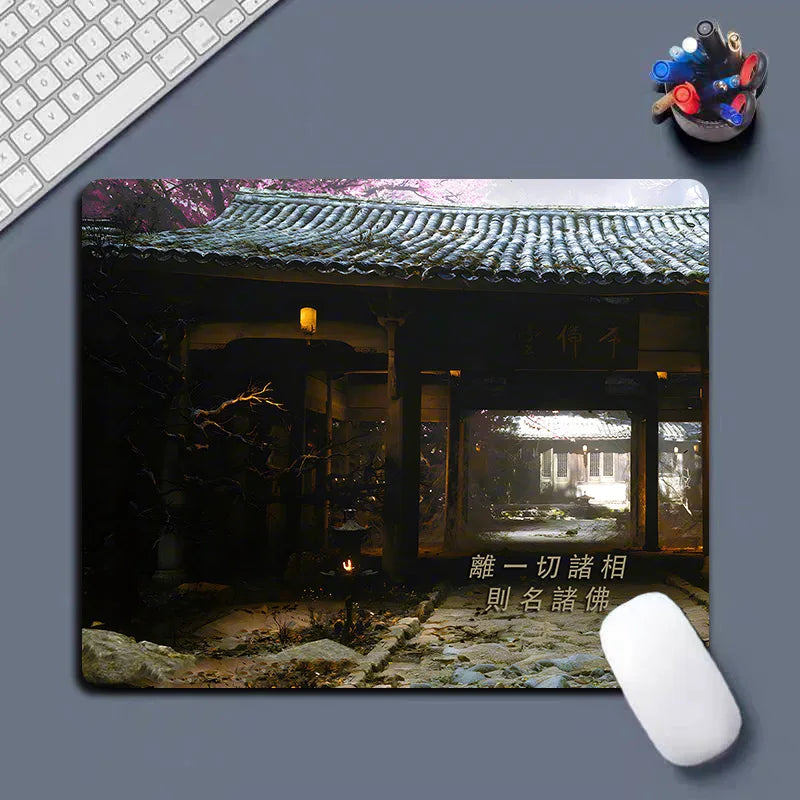 New Black Myth Wukong Heated Large Size Gaming Mouse Pad Wrist Rest Non-Slip Waterproof Cartoon Natural Rubber Radiation