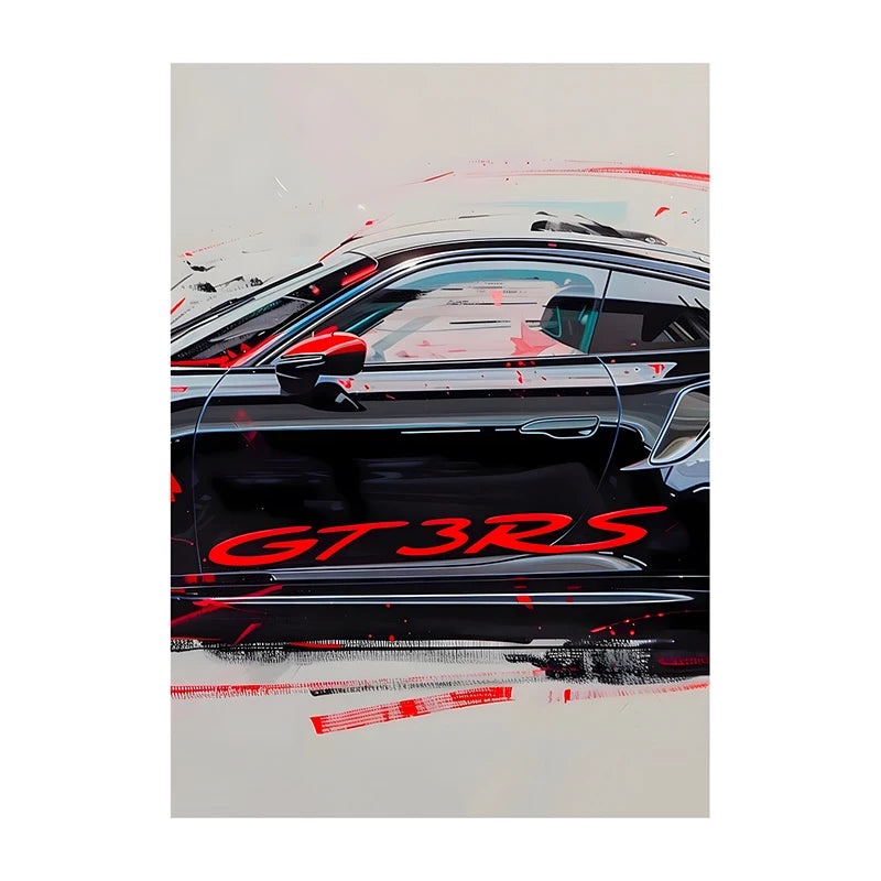 Supercar Posters Performance Cars Print Famous Cars Canvas Painting Car Wall Art Pictures for Boys Room Home Decoration