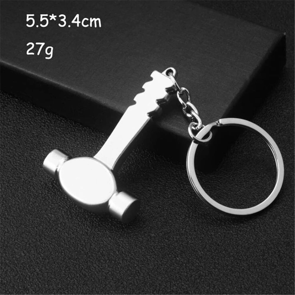 Creative Speed Gearbox Keychain Gear Head Pendant Keyring for Car Key Turbo Hub Brake Disc Charms Shock Absorber Keys Holder