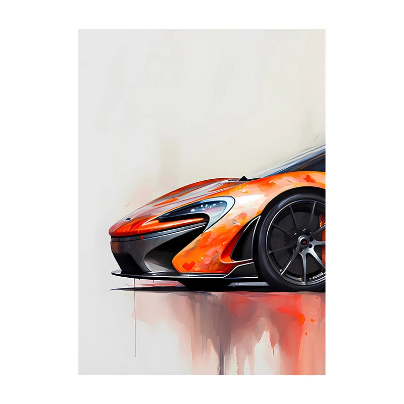 Supercar Posters Performance Cars Print Famous Cars Canvas Painting Car Wall Art Pictures for Boys Room Home Decoration