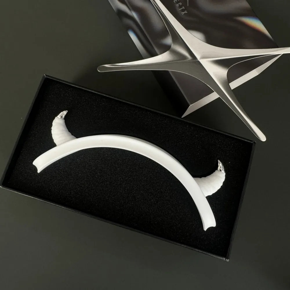 for AirpodsMax Case Devil Horn Y2K Custom Headphone Decoration Earphone Case for AirpodMax Attachment Cover Headphone Accessory