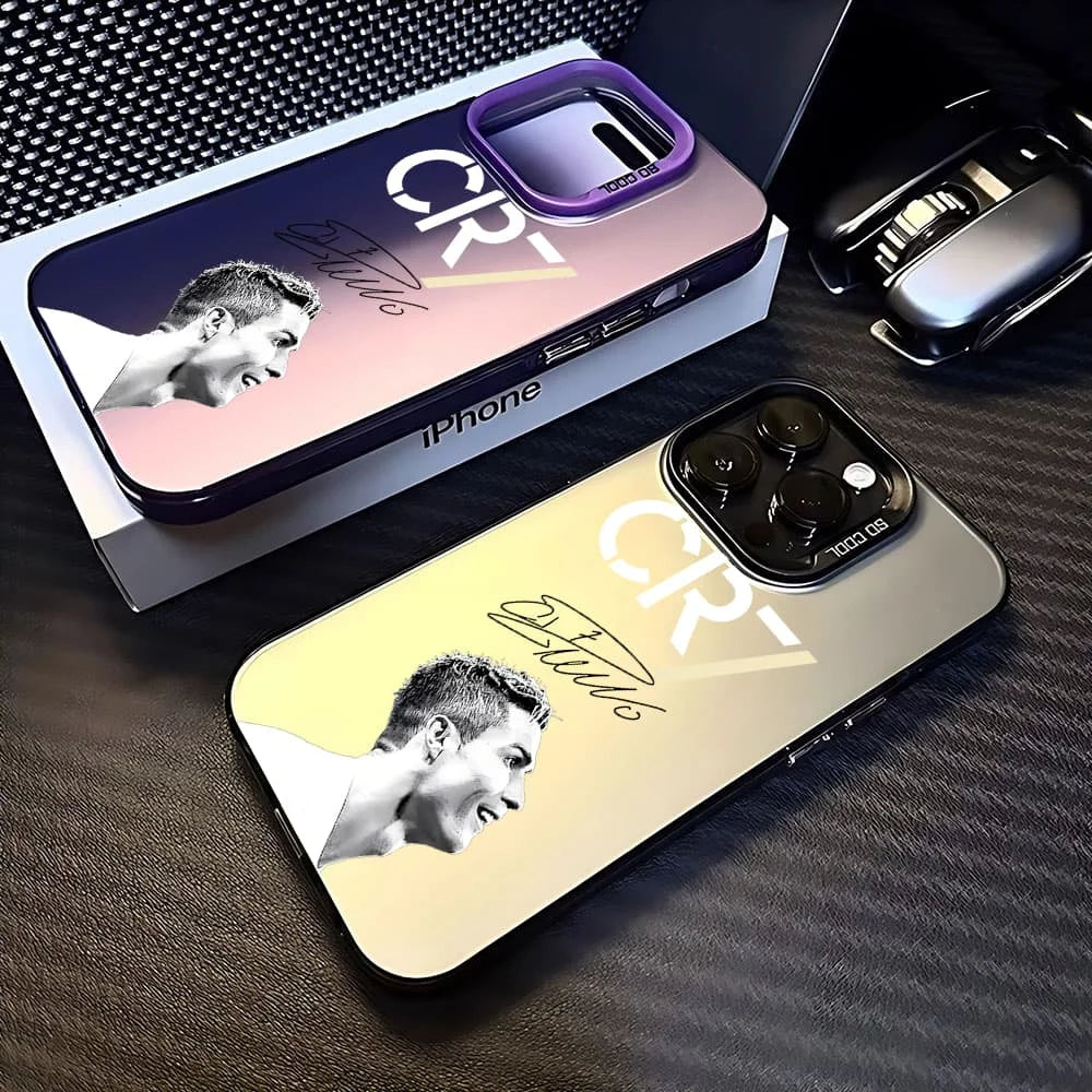 Football Star CR7 Phone Case For iPhone 17 16 13 11 15 14 12 Pro Max XS XR X 16 Plus 16E SE 11 15 Pro 12 13 Pro Matte Cover﻿