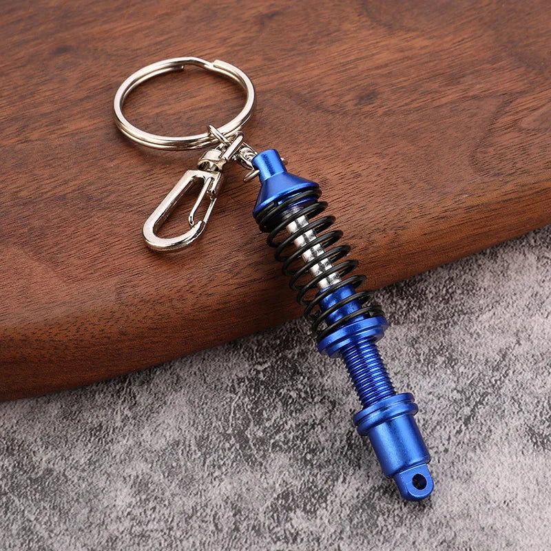 Tuning Keychain Car Modification Cylinder Head Engine Gasket Model Keychain Key Ring DIY Key Chain For F1 Racing Fans Gifts 1Pcs