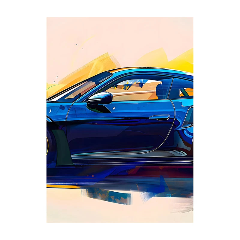 Supercar Posters Performance Cars Print Famous Cars Canvas Painting Car Wall Art Pictures for Boys Room Home Decoration