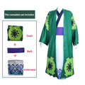 Fantasia Wano Country Roronoa Of Zoro Cosplay Kimono Anime Pirate Disfraz Costume Men Male Halloween Carnival Party Clothes