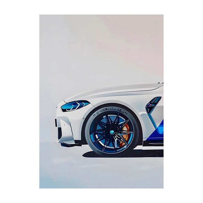 Supercar Posters Performance Cars Print Famous Cars Canvas Painting Car Wall Art Pictures for Boys Room Home Decoration