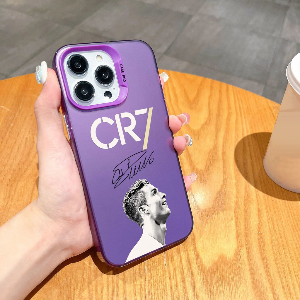 Football Star CR7 Phone Case For iPhone 17 16 13 11 15 14 12 Pro Max XS XR X 16 Plus 16E SE 11 15 Pro 12 13 Pro Matte Cover﻿