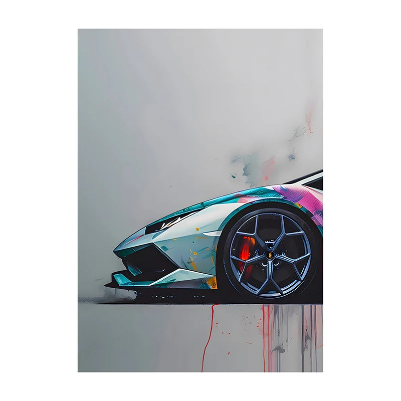 Supercar Posters Performance Cars Print Famous Cars Canvas Painting Car Wall Art Pictures for Boys Room Home Decoration