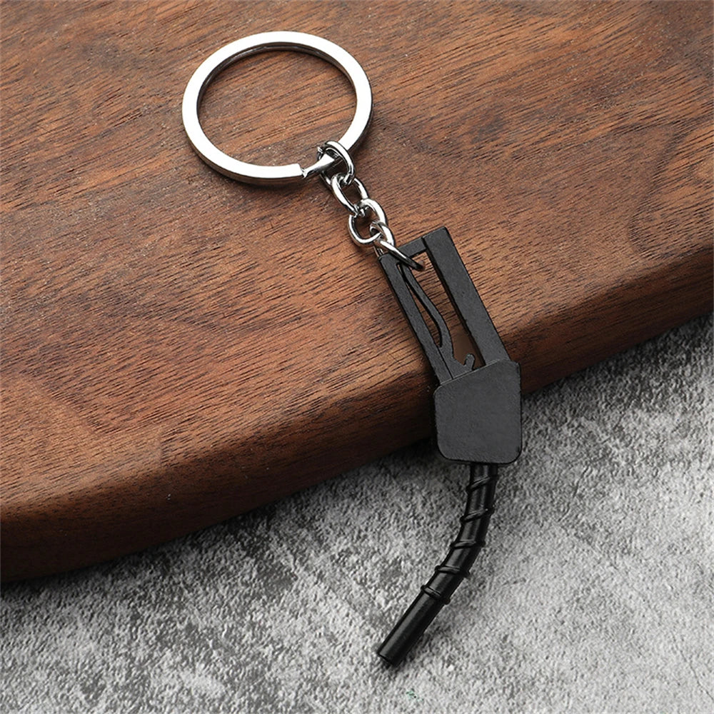 Creative Speed Gearbox Keychain Gear Head Pendant Keyring for Car Key Turbo Hub Brake Disc Charms Shock Absorber Keys Holder