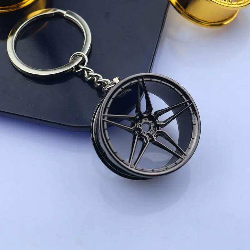 Tuning Keychain Car Modification Cylinder Head Engine Gasket Model Keychain Key Ring DIY Key Chain For F1 Racing Fans Gifts 1Pcs