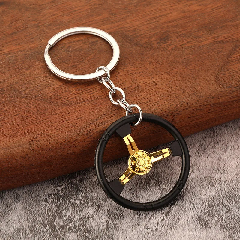Tuning Keychain Car Modification Cylinder Head Engine Gasket Model Keychain Key Ring DIY Key Chain For F1 Racing Fans Gifts 1Pcs