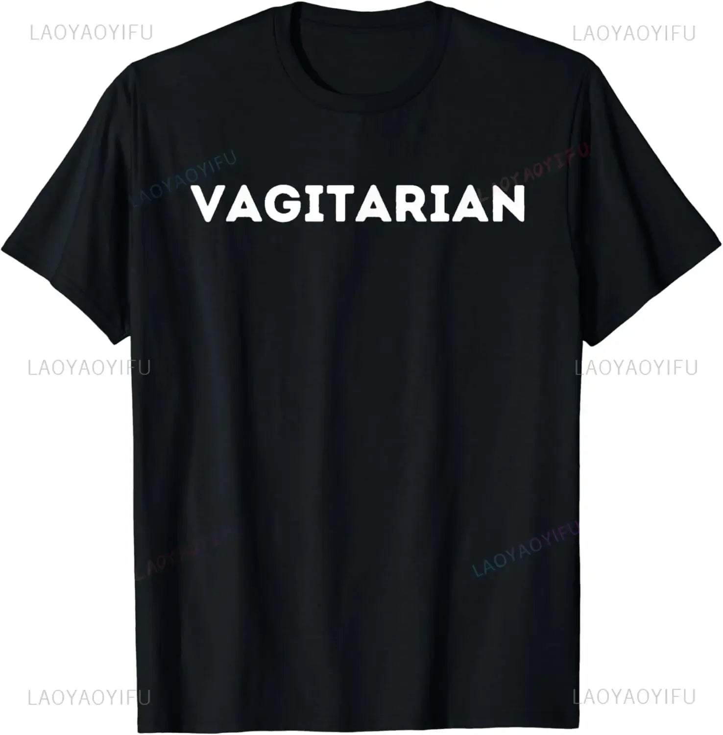 Vagitarian Pun Sarcastic Hilarious Adult Humor Dad Joke T-Shirt Breathe Comfort Fashion Casual Loose Hip Hop Man Tshirt Y2k Tees