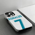 CR7 Cristiano Ronaldo   Phone Case Film for iPhone 16 15 14 13 12 11 Pro Max Plus Luxury Magnetic Double-layer Cover