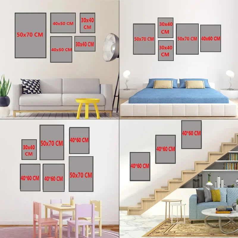 Supercar Posters Performance Cars Print Famous Cars Canvas Painting Car Wall Art Pictures for Boys Room Home Decoration