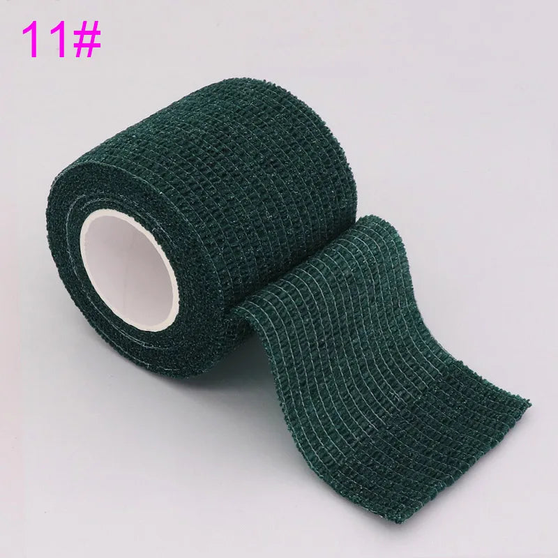18 Colors Colorful Athletic Wrap Tape Self Adhesive Elastic Bandage Bands Sports Protector For Knee Finger Ankle Palm Pet