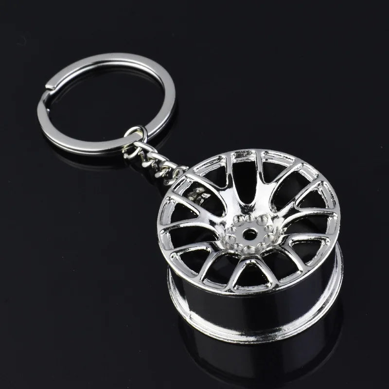 Tuning Keychain Car Modification Cylinder Head Engine Gasket Model Keychain Key Ring DIY Key Chain For F1 Racing Fans Gifts 1Pcs