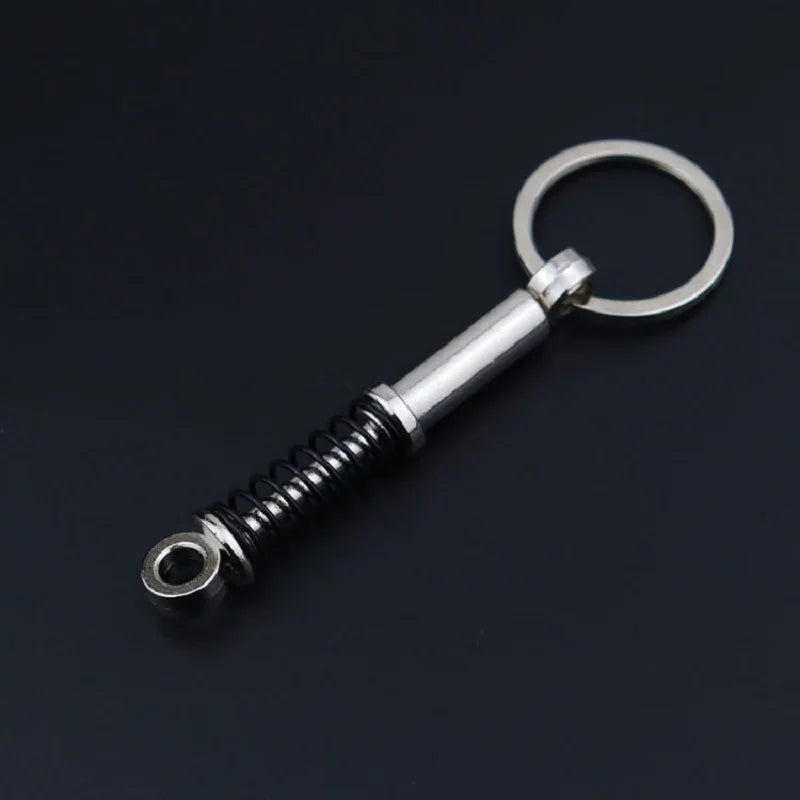 Tuning Keychain Car Modification Cylinder Head Engine Gasket Model Keychain Key Ring DIY Key Chain For F1 Racing Fans Gifts 1Pcs