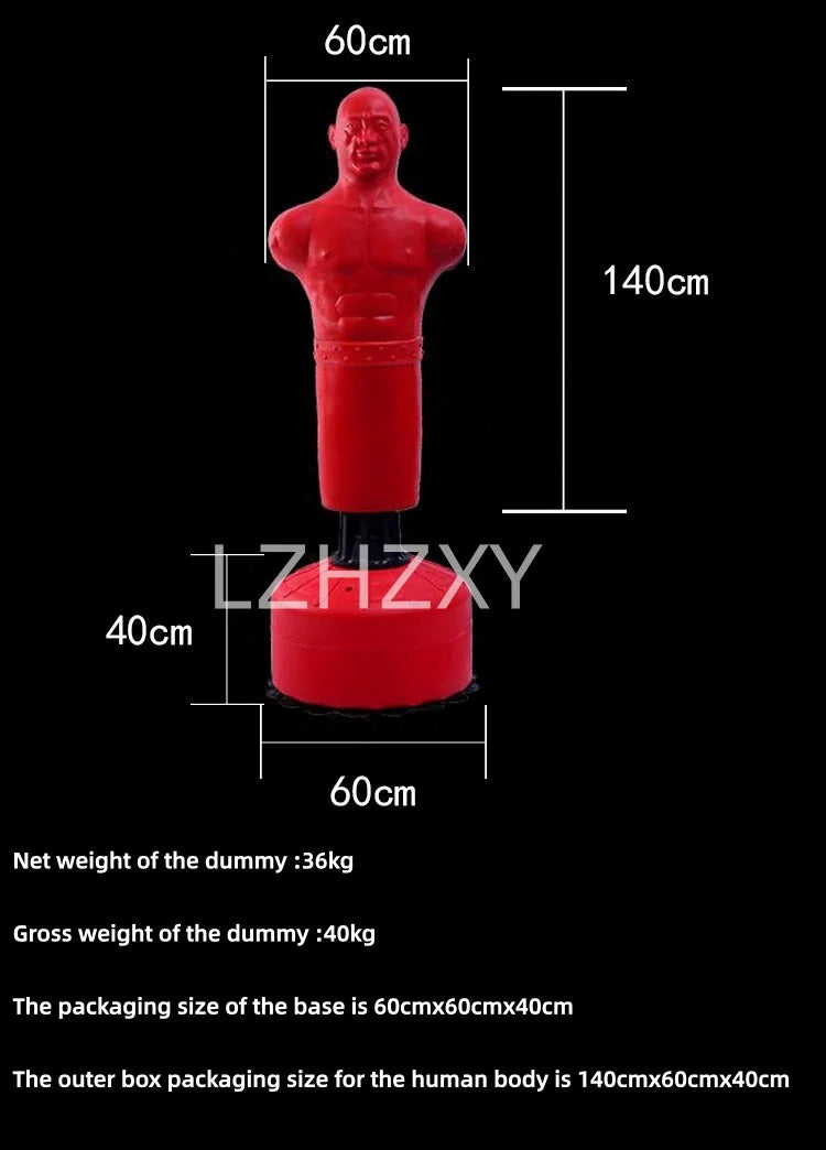 Rubber boxing mannequins silicone mannequins sandbags training untoppleable dolls venting people standing