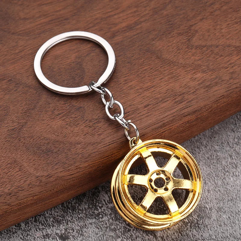 Tuning Keychain Car Modification Cylinder Head Engine Gasket Model Keychain Key Ring DIY Key Chain For F1 Racing Fans Gifts 1Pcs