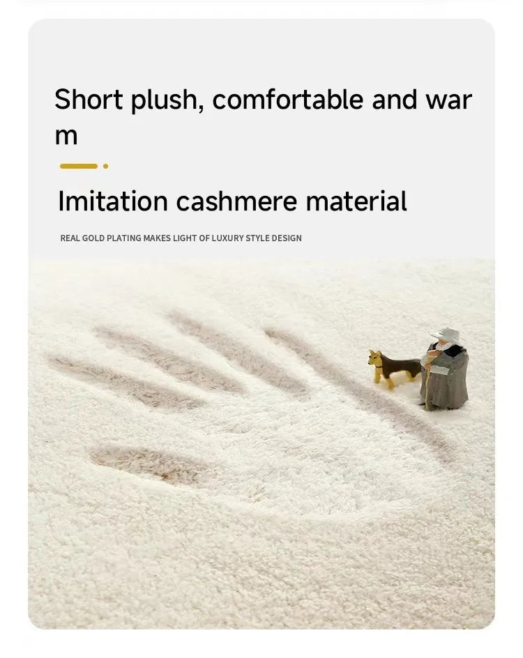 Cool White Car Rug