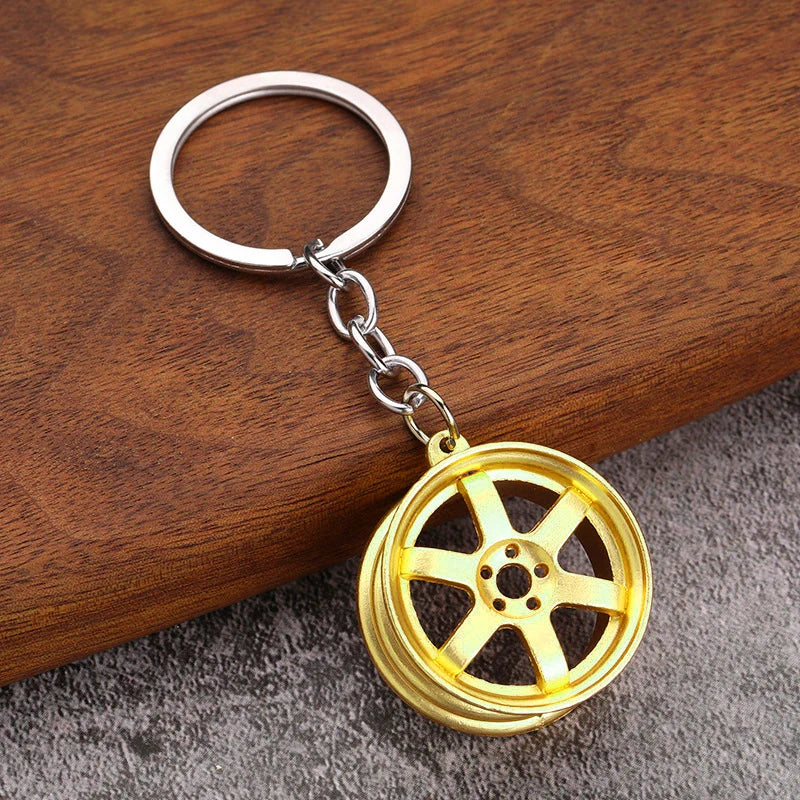 Tuning Keychain Car Modification Cylinder Head Engine Gasket Model Keychain Key Ring DIY Key Chain For F1 Racing Fans Gifts 1Pcs