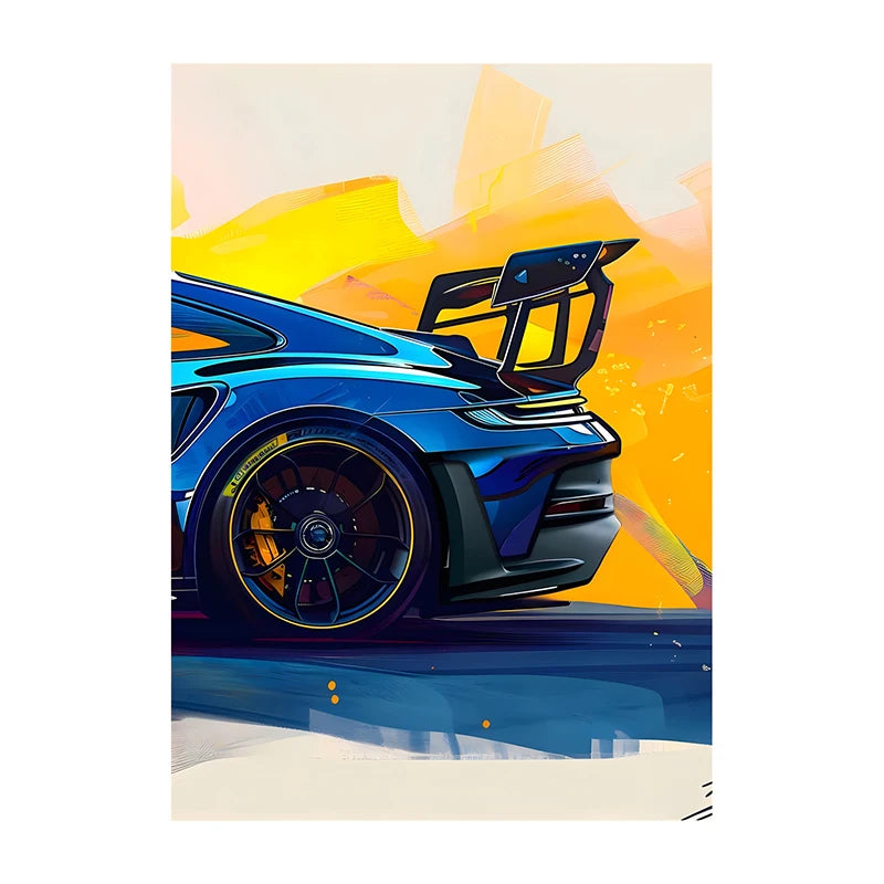 Supercar Posters Performance Cars Print Famous Cars Canvas Painting Car Wall Art Pictures for Boys Room Home Decoration