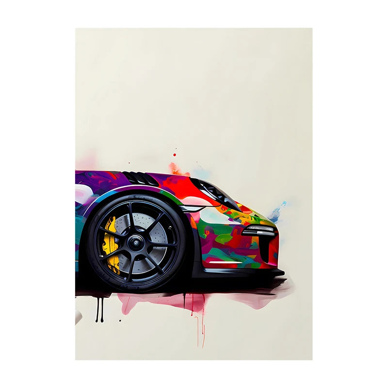 Supercar Posters Performance Cars Print Famous Cars Canvas Painting Car Wall Art Pictures for Boys Room Home Decoration