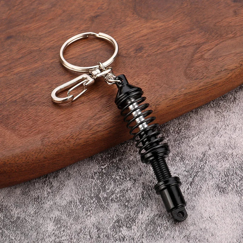 Tuning Keychain Car Modification Cylinder Head Engine Gasket Model Keychain Key Ring DIY Key Chain For F1 Racing Fans Gifts 1Pcs