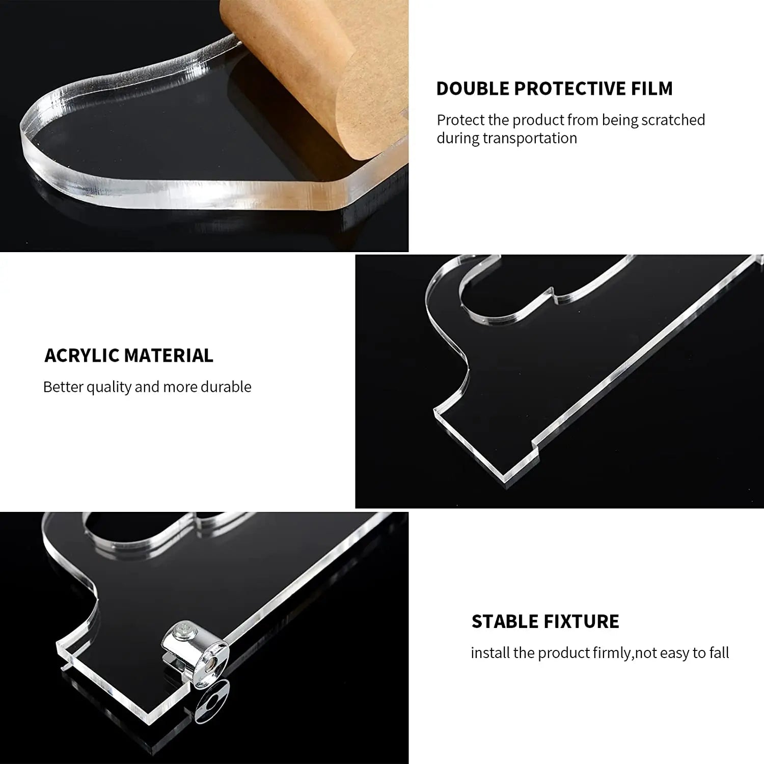 2PCS Acrylic Wall Mount Samurai Sword Stand Holder Rack for Displaying Lightsabers Knives Samurai Sabres Chinese Swords-Staff