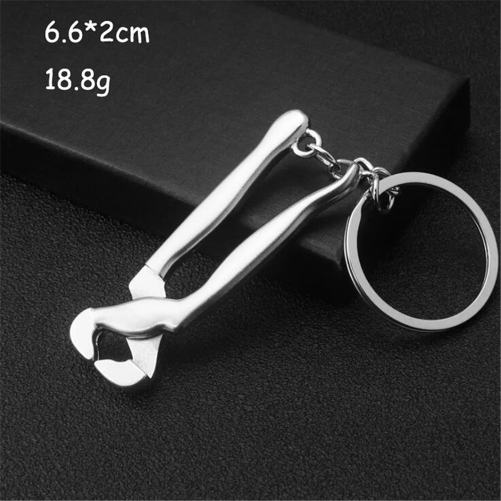 Creative Speed Gearbox Keychain Gear Head Pendant Keyring for Car Key Turbo Hub Brake Disc Charms Shock Absorber Keys Holder