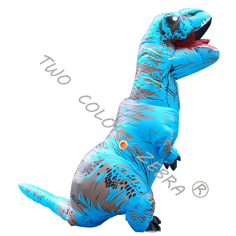 Dinosaur Inflatable Costume Fancy Mascot Anime Halloween Party Cosplay Costumes for Adult Kids Interesting Dino Cartoon Suit