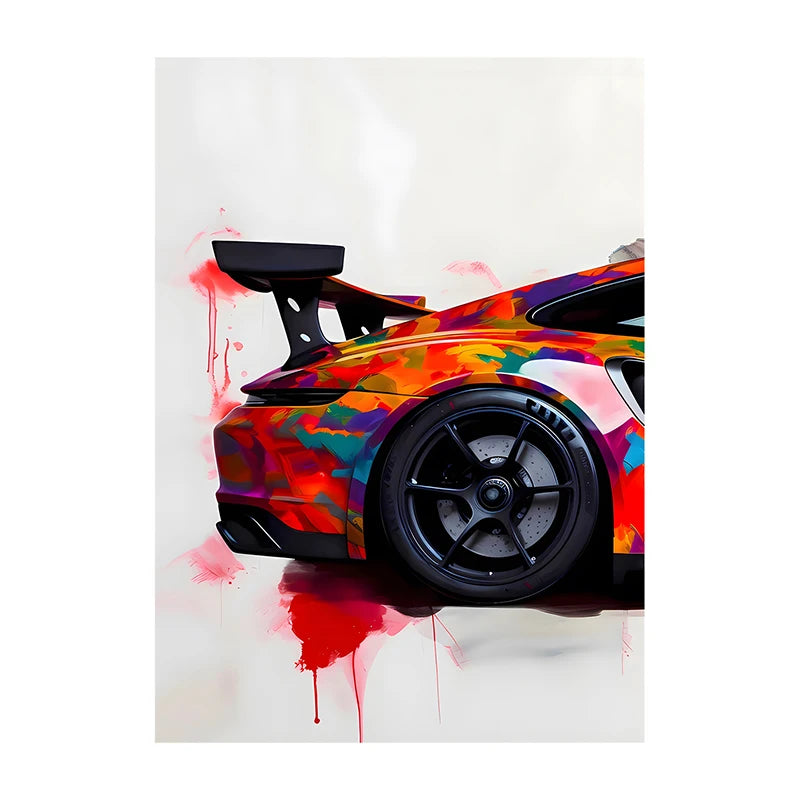 Supercar Posters Performance Cars Print Famous Cars Canvas Painting Car Wall Art Pictures for Boys Room Home Decoration