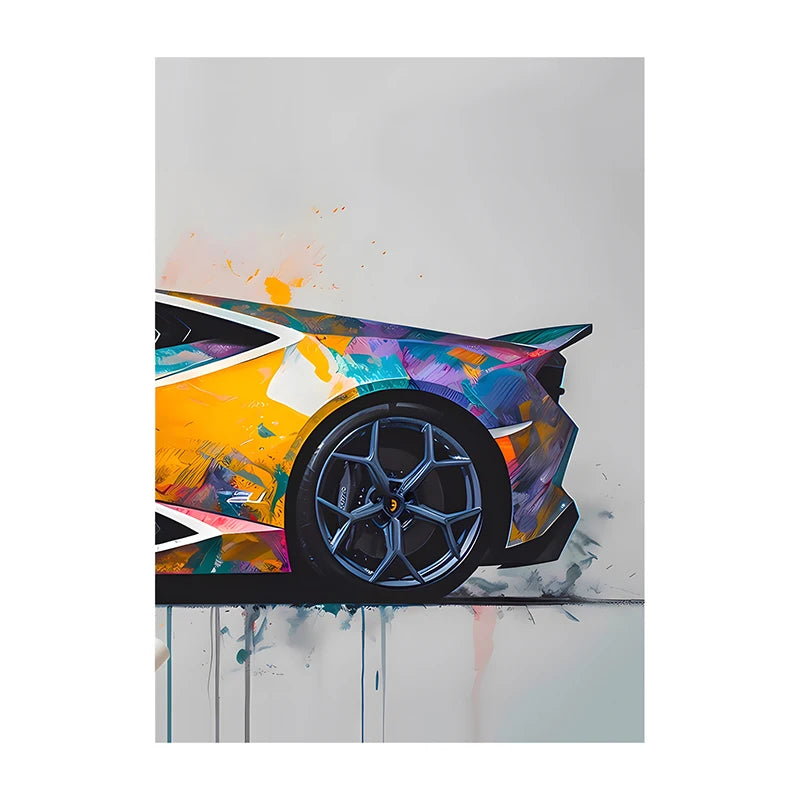 Supercar Posters Performance Cars Print Famous Cars Canvas Painting Car Wall Art Pictures for Boys Room Home Decoration