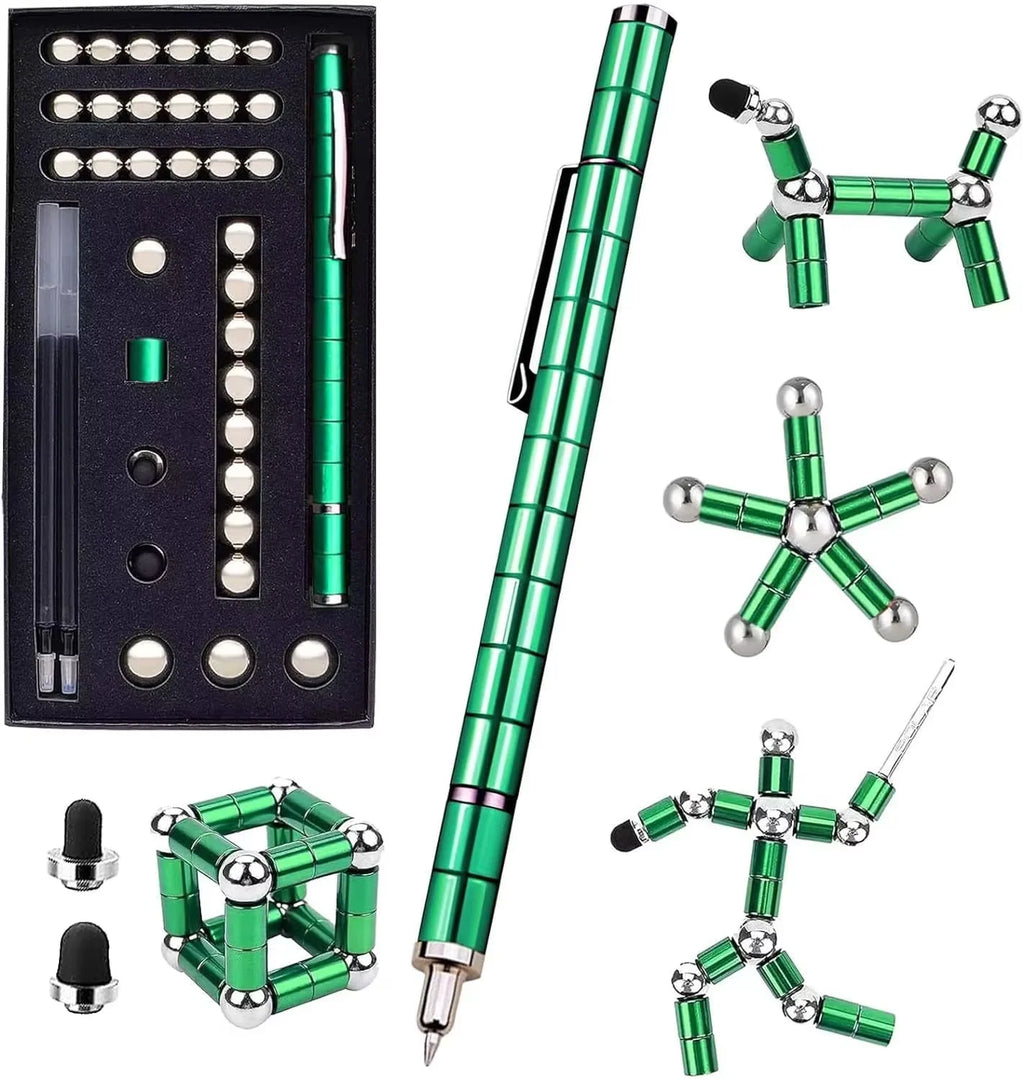 Decompression magnetic pen, fidgeting magnetic pen, multifunctional novel pen for relieving fidgety pressure, a gift for friends