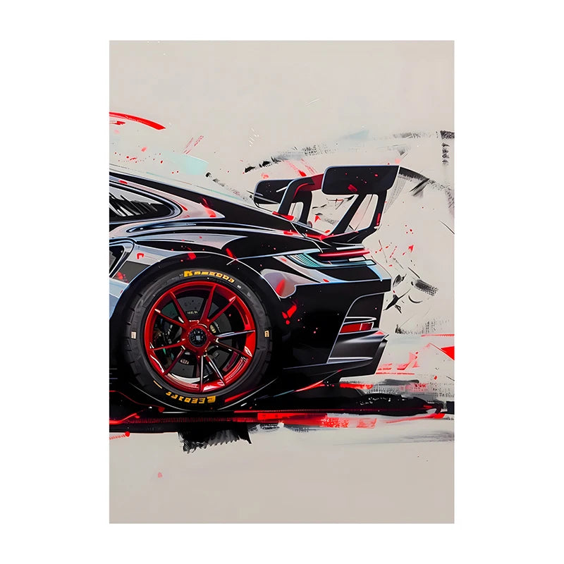 Supercar Posters Performance Cars Print Famous Cars Canvas Painting Car Wall Art Pictures for Boys Room Home Decoration