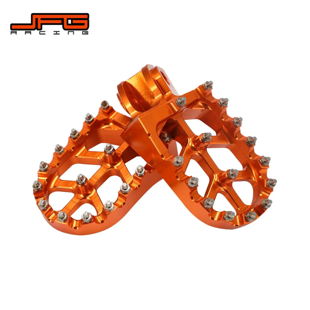 Footpeg Rests Motorcycle For KTM SX SXF EXC EXCF XCF XCW XCFW MC RR FS 65 85 125 150 250 300 350 400 Electric Dirt Bike Pedals