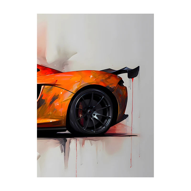 Supercar Posters Performance Cars Print Famous Cars Canvas Painting Car Wall Art Pictures for Boys Room Home Decoration