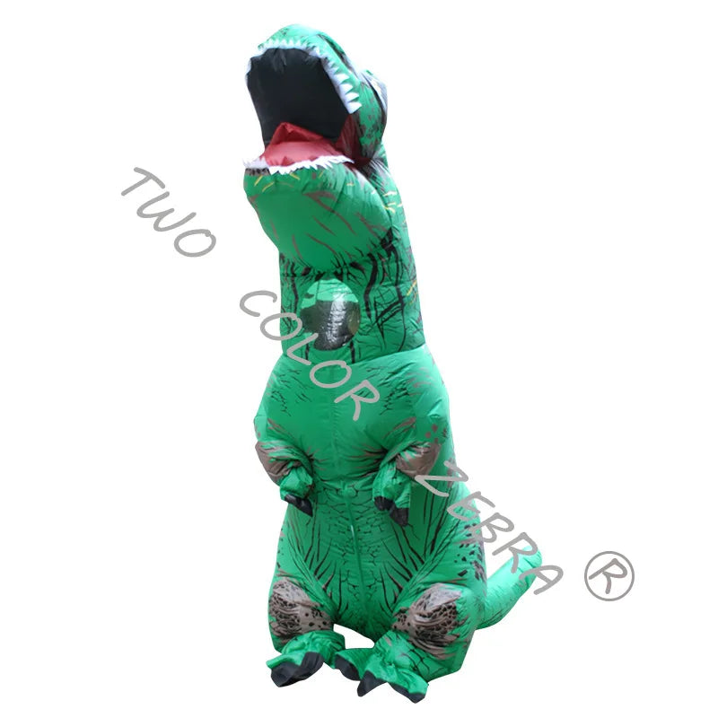 Dinosaur Inflatable Costume Fancy Mascot Anime Halloween Party Cosplay Costumes for Adult Kids Interesting Dino Cartoon Suit