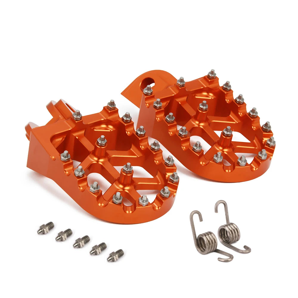 Footpeg Rests Motorcycle For KTM SX SXF EXC EXCF XCF XCW XCFW MC RR FS 65 85 125 150 250 300 350 400 Electric Dirt Bike Pedals