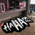 Haha Rugs for Bedroom Irregular Shapes Floor Mat Anti-slip Lounge Rug