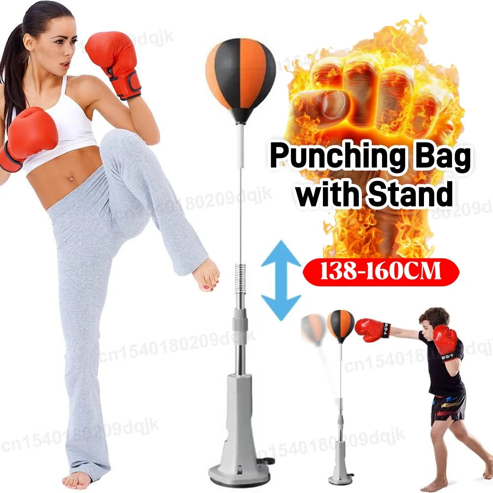 Adjustable Height Quick Reaction Training Ball
