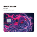 Magic Shark Anime Goku Vegeta Trunks Laser Holographic Shinny Skin Cover Sticker Film for Debit Credit Card