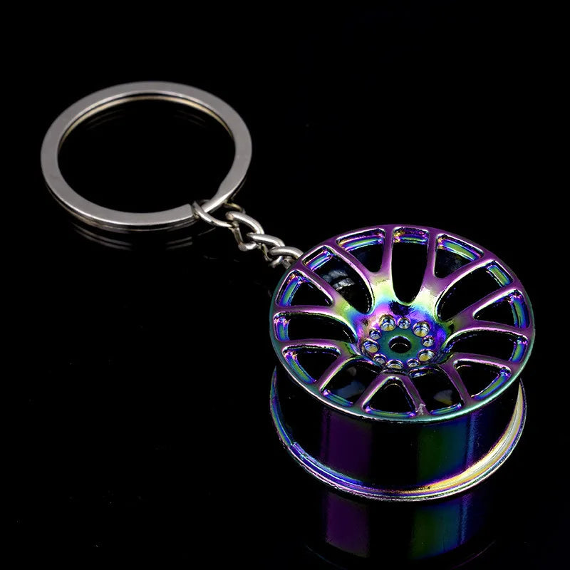 Tuning Keychain Car Modification Cylinder Head Engine Gasket Model Keychain Key Ring DIY Key Chain For F1 Racing Fans Gifts 1Pcs