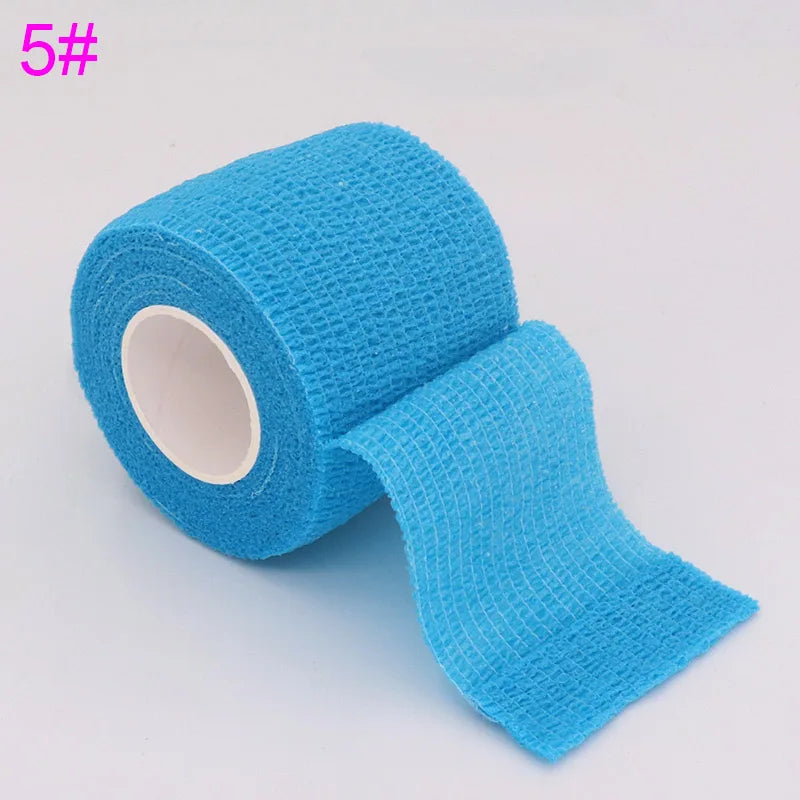 18 Colors Colorful Athletic Wrap Tape Self Adhesive Elastic Bandage Bands Sports Protector For Knee Finger Ankle Palm Pet
