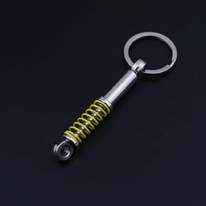 Tuning Keychain Car Modification Cylinder Head Engine Gasket Model Keychain Key Ring DIY Key Chain For F1 Racing Fans Gifts 1Pcs