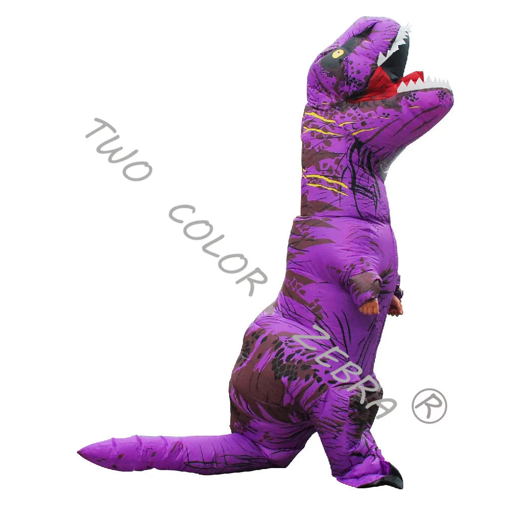 Dinosaur Inflatable Costume Fancy Mascot Anime Halloween Party Cosplay Costumes for Adult Kids Interesting Dino Cartoon Suit