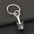 Creative Alloy Car Engine Piston Keychain INS Car Accessories Piston Model Keyring Mini Keyring Auto Parts