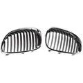 Bumper Hood Chrome Grill Grille Kidney Front L + R for BMW E60 E61 51137065701
