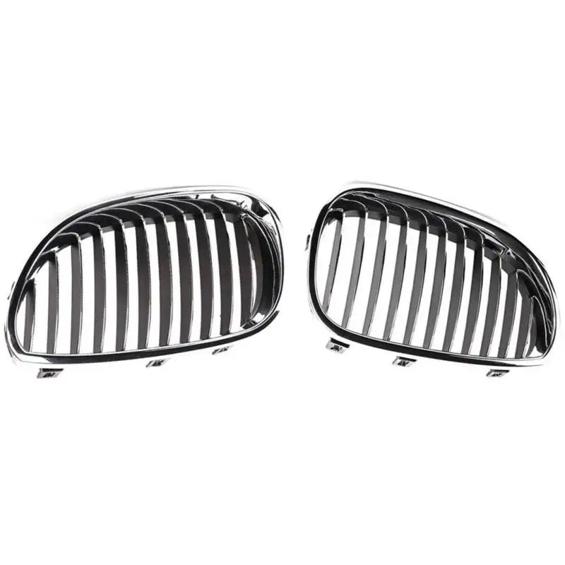 Bumper Hood Chrome Grill Grille Kidney Front L + R for BMW E60 E61 51137065701