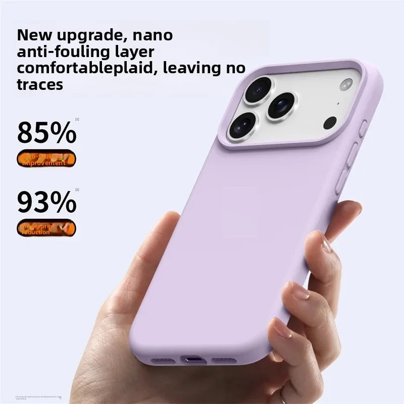 Original Magnetic Phone Case For iPhone 17 16 Pro Max Liquid Silicone Cases For iPhone17 16 Pro Max 17Pro Air Soft Bumper Cover